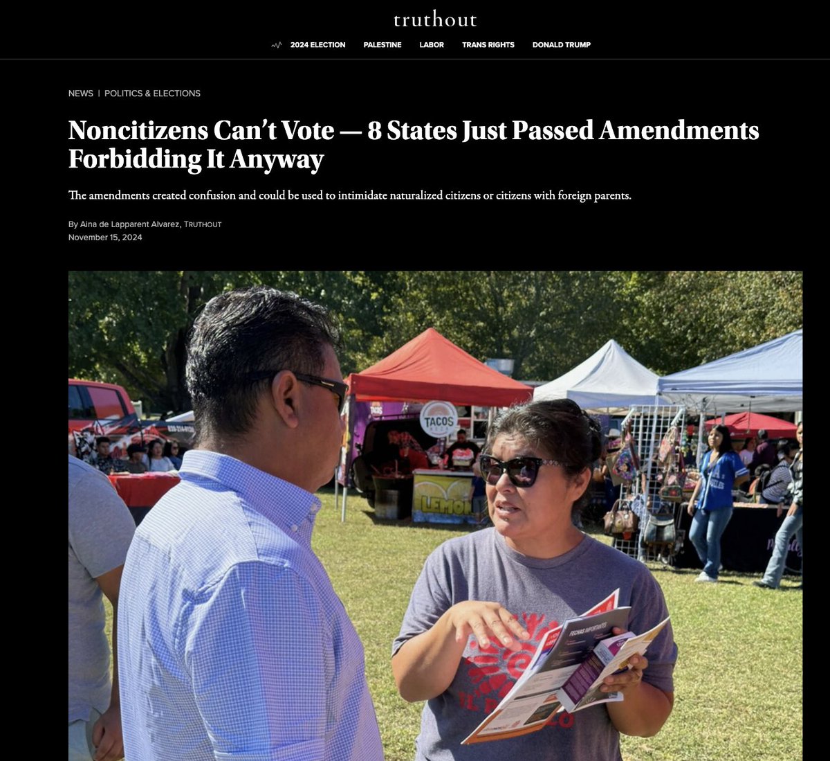 ocvcoalition's tweet photo. Media: "Noncitizens can't vote - states are bad for passing laws banning it". Our response: 1. It's against the law to steal a car too and of course nobody does that. 2. If it's already against the law why do you care that 8 states passed another law confirming it? 3. Your arguments are just loopy.  @CletaMitchell @KerriHT @iaproject @Citizens4NJEI @EIN_Maine @Tnfairelections  @EIN_Georgia @ILConservUnion
@effe4usa @MIFairelections @RIFairElections @OhioEIN @VaFairElections @ADvintegrity  @MacIverWisc
https://t.co/oJhWjPOvdF
