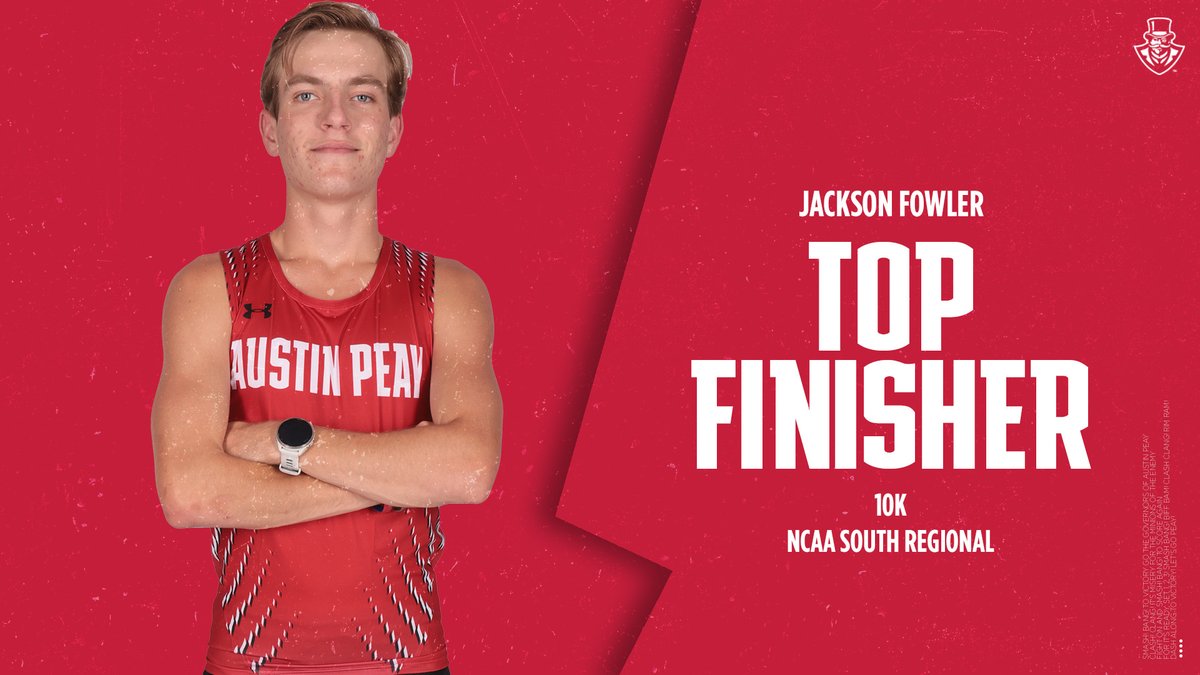 GovsXCTF's tweet photo. A personal best for Fowler caps off the season‼️🎩

#APXC | #LetsGoPeay https://t.co/4i9LA2U6PA