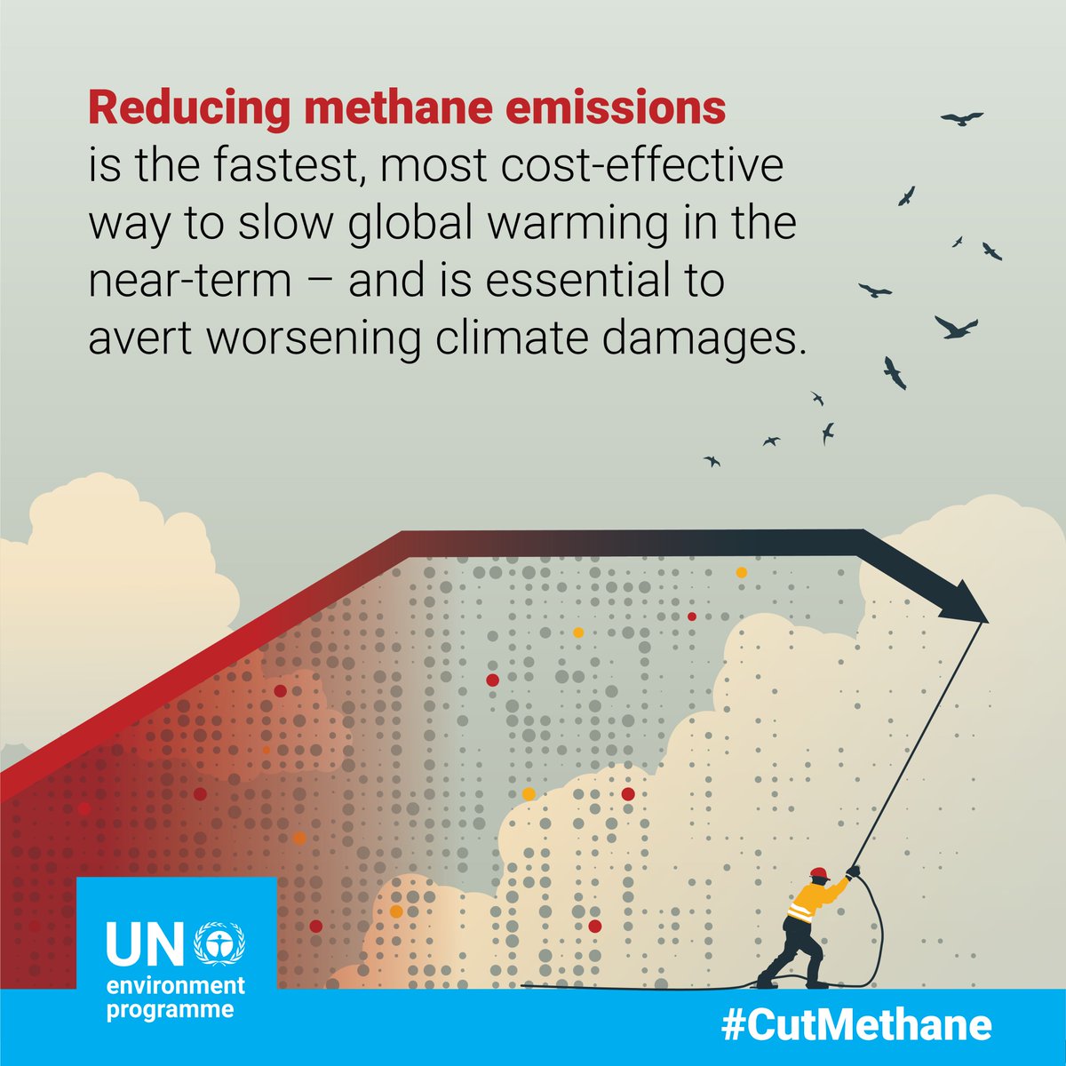 Human-caused methane emissions are responsible for 1/3 of the planet’s current warming.

Reducing these emissions is the most effective way to slow global warming in the near term &amp; prevent worsening climate impacts.

More in new <a href="/UNEP/">UN Environment Programme</a> report: unep.org/resources/eye-…