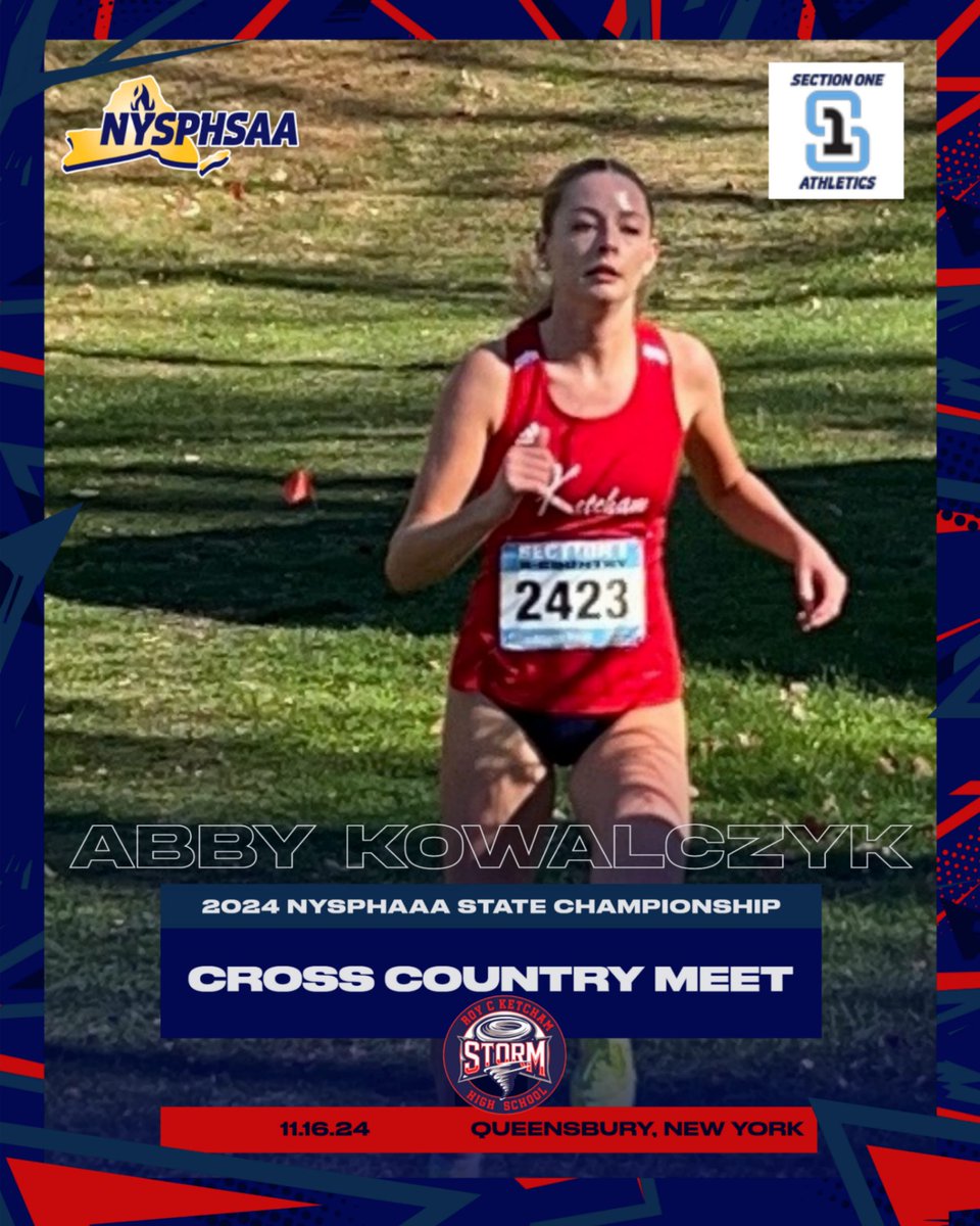 STORM CENTER UPDATE:
Best of luck to Abby Kowalczyk competition at the NYSPHAAA Cross Country State Championships this weekend! She will be representing Section 1 &amp; RCK! <a href="/WCSDEmpowers/">WCSDEmpowers</a> <a href="/WCSDAthletic/">WCSDAthletics</a> <a href="/KetchamNation/">RCK High School</a> <a href="/PJSports/">Poughkeepsie Journal Sports</a> <a href="/SecOneAthletics/">Section I Athletics</a> <a href="/RCK_XCTrack/">Ketcham XCTF</a>