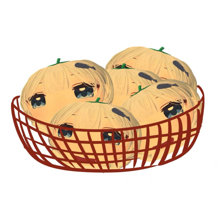 🍊           깅깡 한 개                   깅깡 한 소쿠리