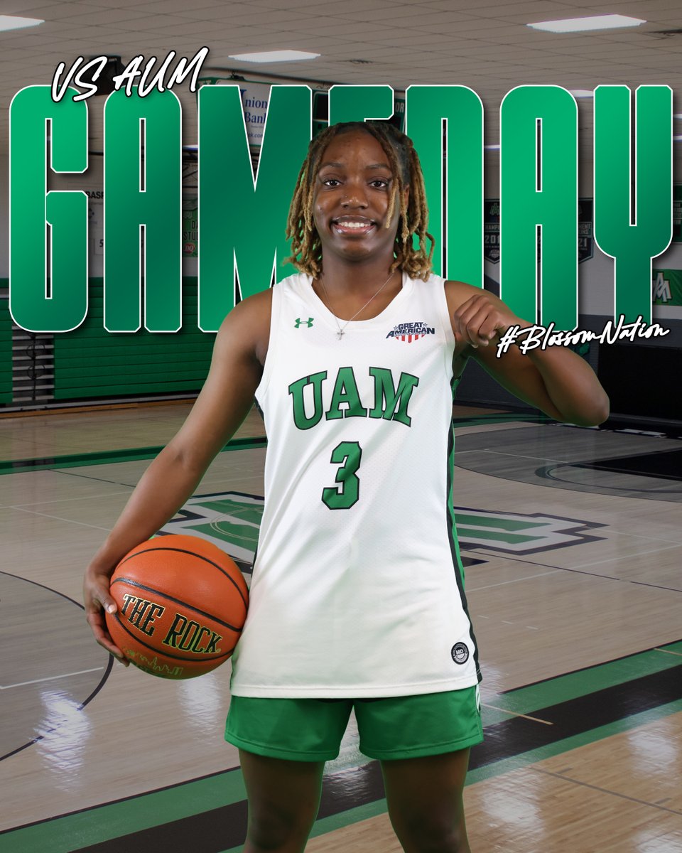 GAME DAY AT STEELMAN! 🏀

🆚: Auburn University at Montgomery
📺: youtube.com/WeevilNation
📊: uamsports.com/coverage
🏟️: Steelman Fieldhouse
📍: Monticello, Ark.
⌚️: 5:00 PM

#BlossomNation