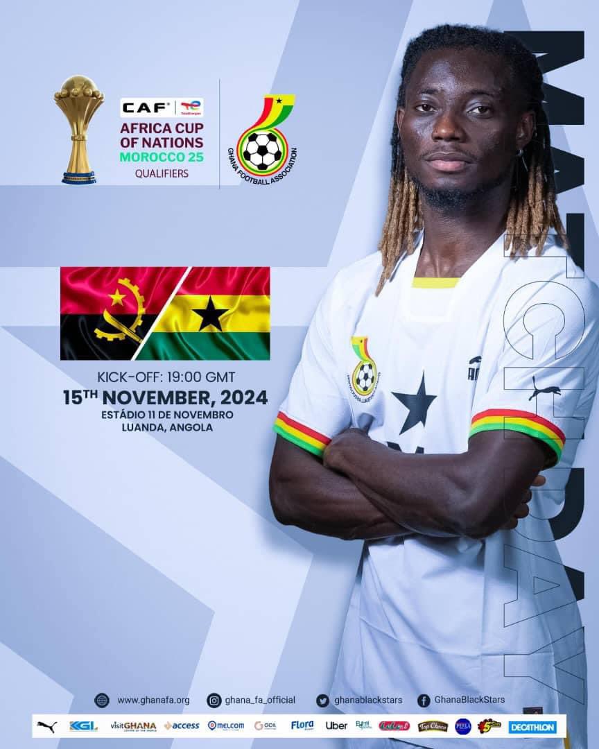 Sending my best wishes to the <a href="/GhanaBlackstars/">🇬🇭 Black Stars</a> as they face the Palancas Negras of Angola in today's crucial 2025 AFCON qualifier in Luanda. 
We stand united behind you. Go make Ghana proud! 🇬🇭 #GoGhana