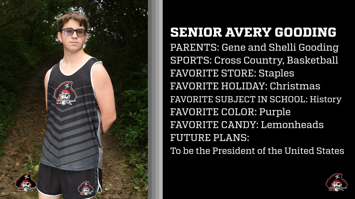 CHSBuccsAD's tweet photo. Our next "Senior Spotlight" for the fall season is cross country senior, Avery Gooding! Avery has been a four year member of the Covington cross country team. Congratulations to Avery on all of his accomplishments, and good luck in the future! #BuccPride https://t.co/zVeXaDimMD
