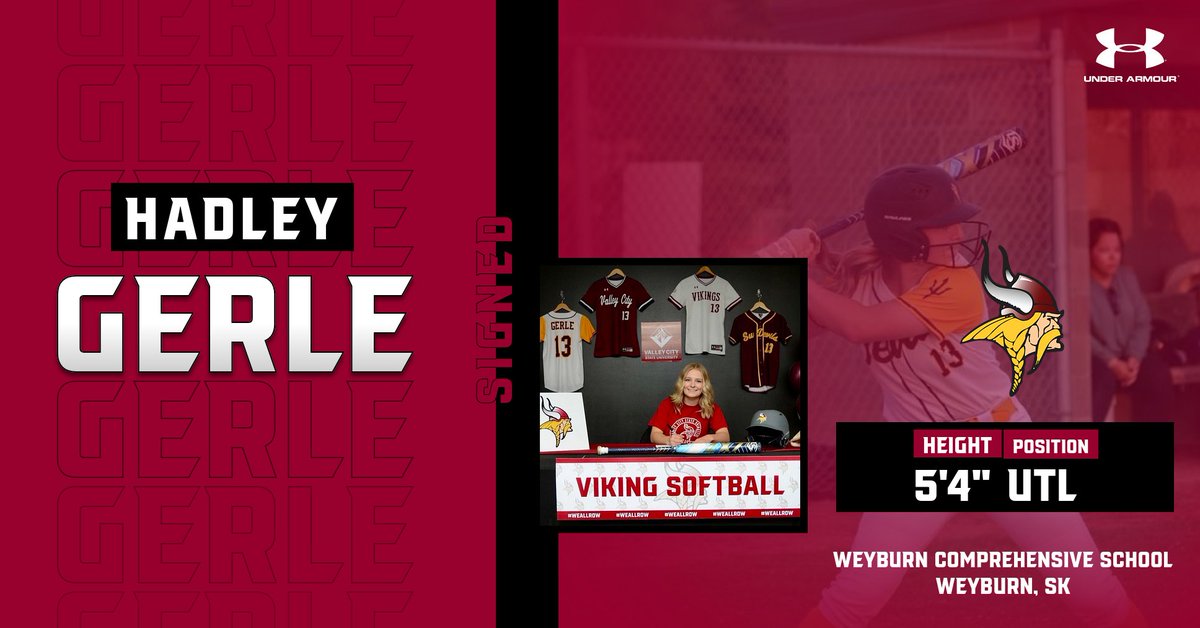 Welcome to the Viking Softball Family Hadley Gerle!
#WeAllRow