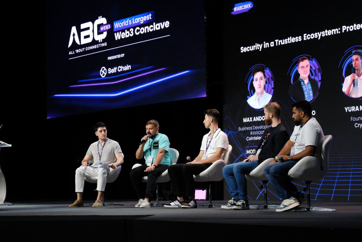 Preaching ‘trust but verify’ with these cool people 

<a href="/Cryfi_app_/">Cryfi</a> <a href="/hackenclub/">Hacken🇺🇦</a> <a href="/_MrHunt_/">Sheldon Hunt 🛡️</a> <a href="/raopreetam_/">Preetam (Singapore) 🥷🏄</a> <a href="/abc_conclave/">ABC Conclave 2024</a>