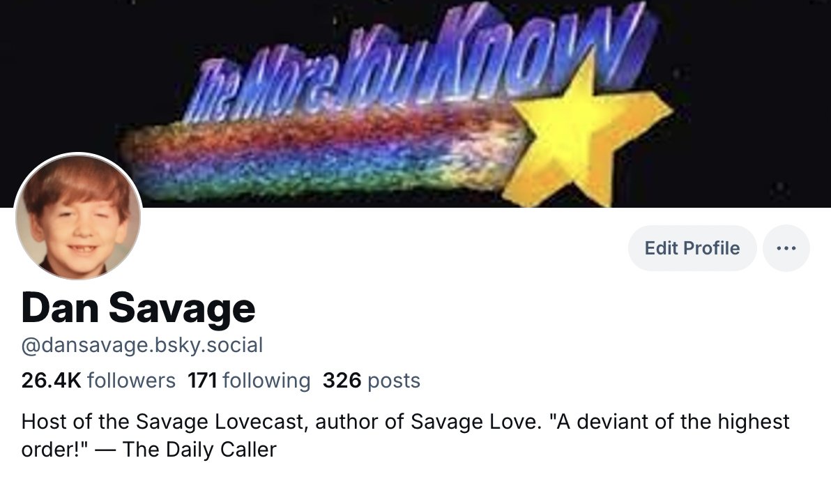 Dan Savage tweet media