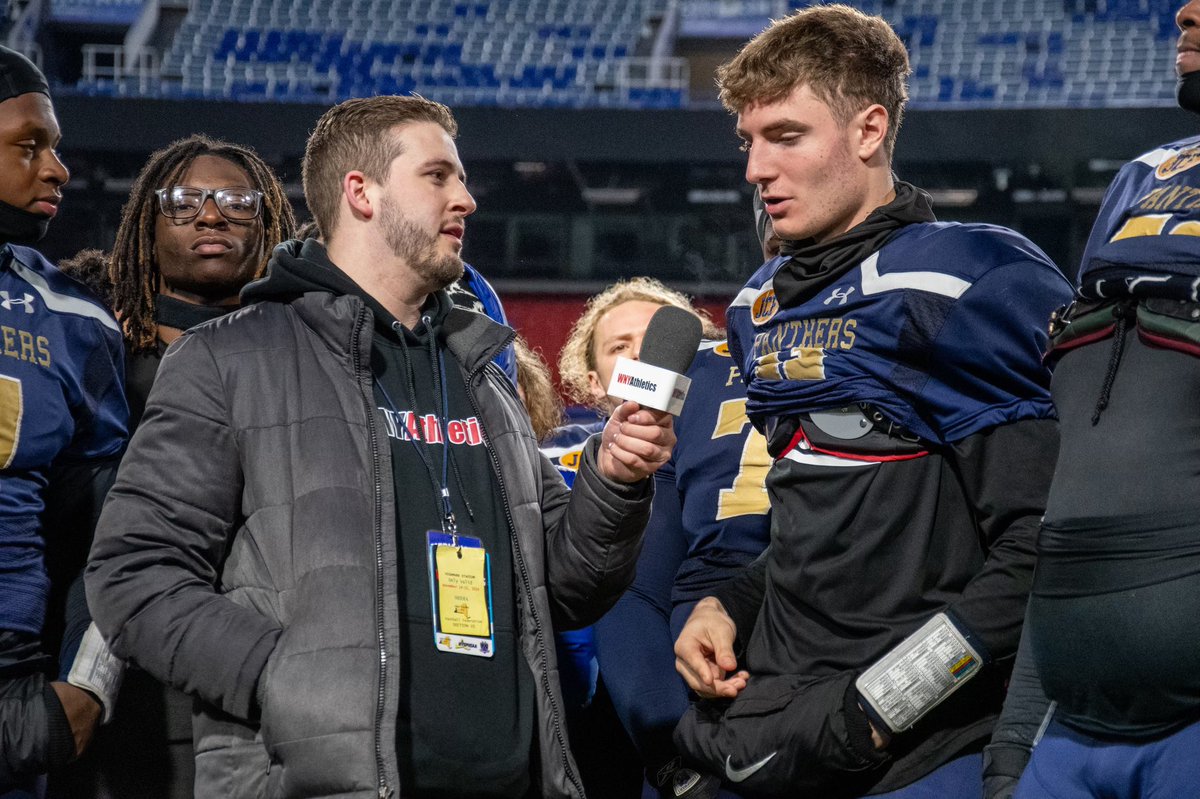 Evandipo2's tweet image. What a great win by @SweetHomeHSFB winning their first section VI title since I was a junior @SweetHomeCSD and I’ve never had more fun doing an interview with these guys more than anything I’ve done so far in my career thank you to @panepinto_rocco and @daquan_stone Go Panthers