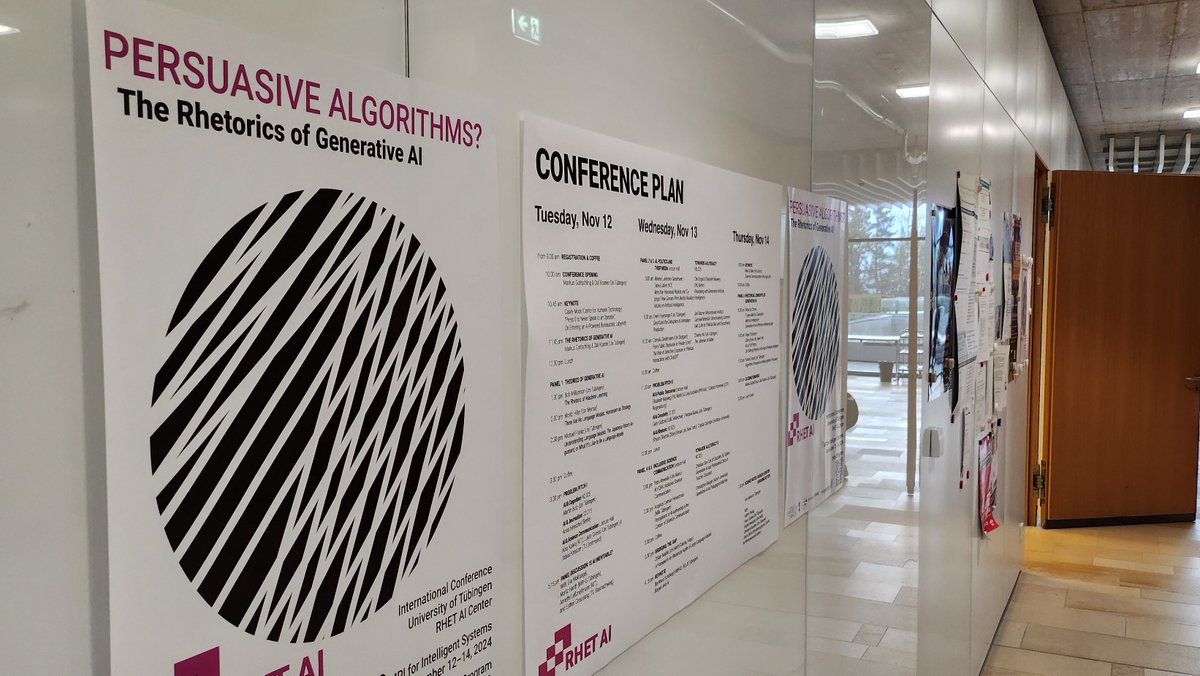 ai_rhet's tweet image. IT'S A WRAP!
Three days of conference with
1 Podium discussion with @evawolfangel , Moritz Hardt (@MPI_IS), @estherGreussing (TU Braunschweig) and @annetteless (@KITKarlsruhe )
3 Keynotes by Casey Mock (@HumaneTech_), @bschoelkopf (ELLIS Tübingen) and @mss7676 (Uni Zurich)