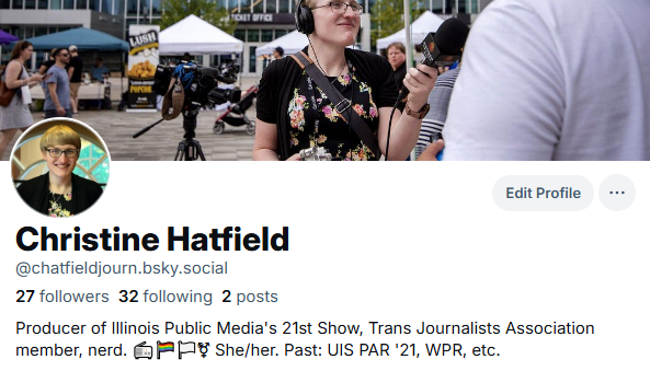 It's time for a change social media-wise, I think.