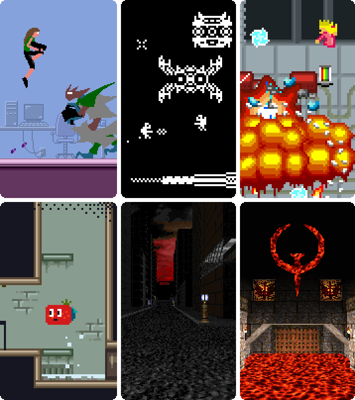 Self-promotion time!

On my homepage you can find free games and stuff I've made, like Iji,  Hero Core, Hyper Princess Pitch, Strawberry Jam and Doom+Quake+UT99 levels:
remar.se/daniel

If you'd like to support me, I also have a Patreon: patreon.com/remargames

Thanks!💜
