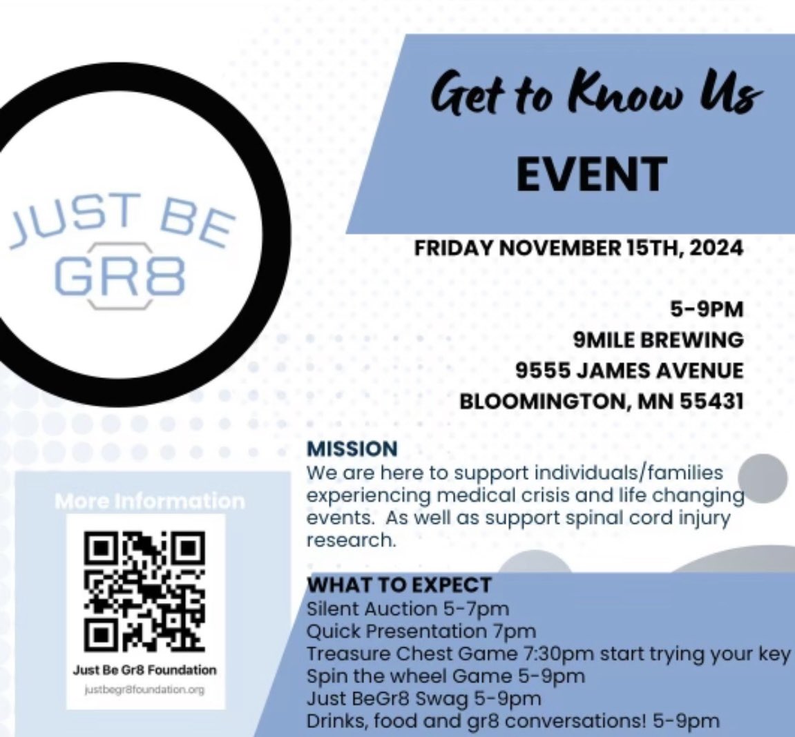 Looking forward to seeing everyone tonight!