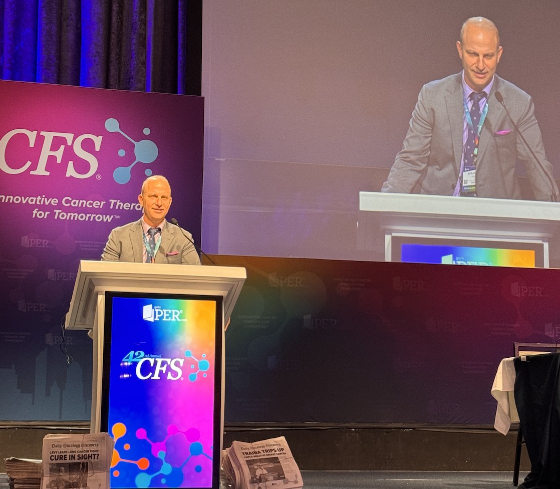 StephenVLiu's tweet photo. Dr. @benlevylungdoc kicks off the lung cancer block of #CFS24 with a great faculty lineup ahead! https://t.co/jKJ5jeqM4b