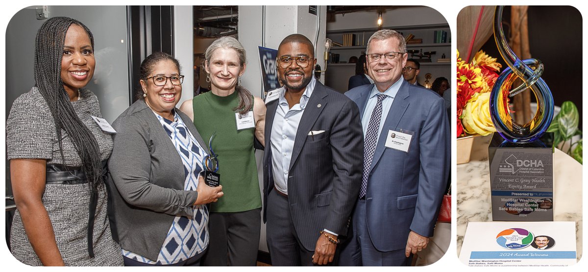 Our Safe Babies Safe Moms program has been awarded the 2024 Vincent C. Gray Health Equity Award, presented by <a href="/DCHospitalAssoc/">DCHA</a>. #SafeBabiesSafeMoms addresses disparities in maternal and infant care in Washington, DC. Big congrats to our team!

Learn more: ms.spr.ly/6011WlGAD