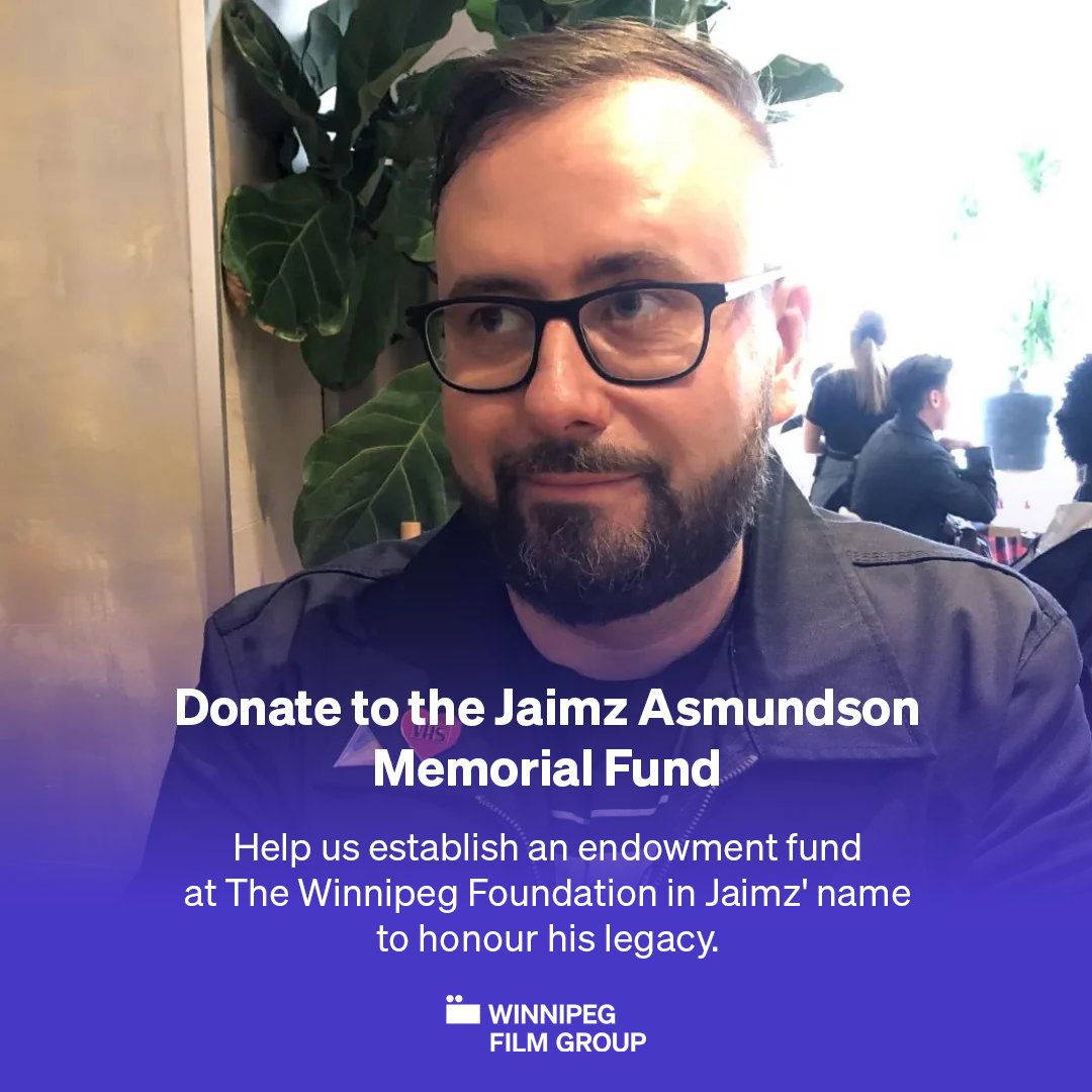 To honor Jaimz’s memory, WFG is working with his family to establish an endowment fund at <a href="/wpgfdn/">The Winnipeg Foundation</a>, with a fundraising goal of $20,000. This fund will preserve his legacy &amp; support future artists at the WFG. We’ve raised $7,000 so far.

To donate: tr.ee/4whRf_DkJW