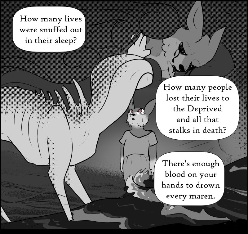 HoneydoeDesigns's tweet photo. New page of A World of Wounds is up! Link as always in my description https://t.co/5uol6uNayQ