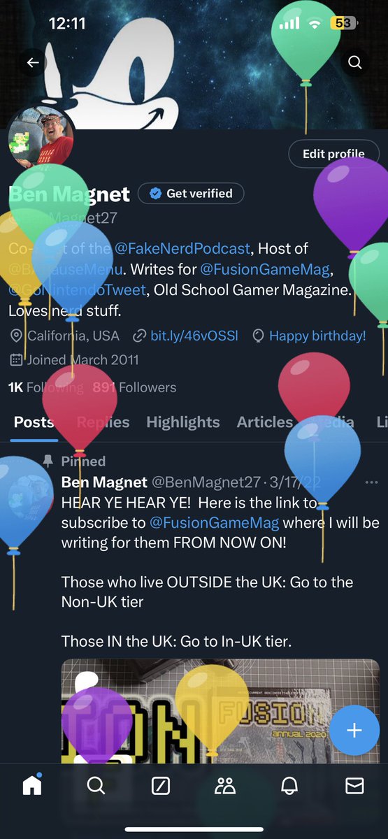 Yay balloons!  Leveled up to 34 today!
