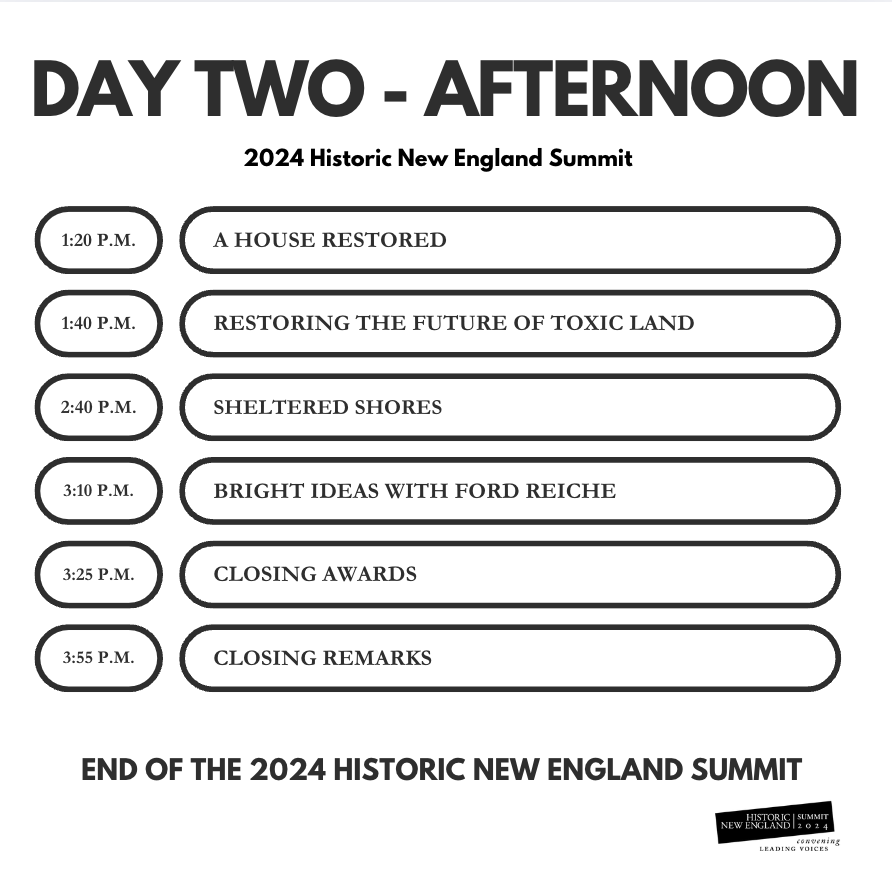 ⏰ The countdown is on! We’re in the final hours of the 2024 Summit! Time really does fly when you’re having a blast—let’s make these last moments count!
•
#HNESummit #HistoricNewEngland #Portland #Maine #preservation #conservation