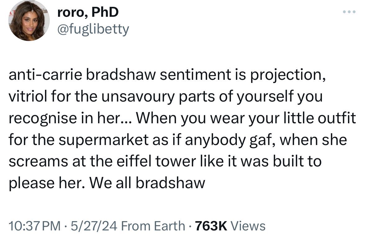 anytime i see a carrie hate tweet i just think of this and move on