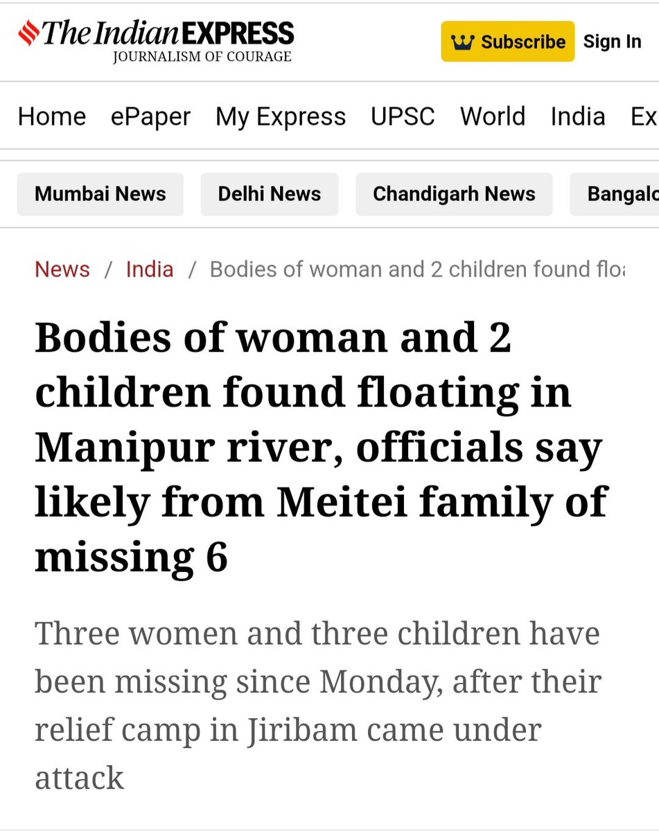 Their dead bodies found today. This was the last photo Kuki terrorists took before they were kill alive. It's heartbreaking 💔.  The smallest child was hit by a dry wood, eyes pop out and the bigger girl head smashed completely, the mother body found without any clothes and