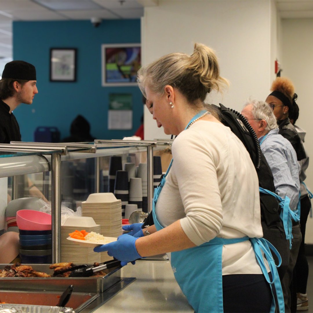 Shepherd's Table (@shepherds_table) on Twitter photo Montgomery County Councilmember <a href="/Dawn_Luedtke/">Councilmember Dawn Luedtke</a> and Captain Jason Cokinos visited Shepherd’s Table today!
They met with some of our leadership team, shared community insights, and served lunch featuring dishes prepared by our Culinary Skills Training Program students. Montgomery County Councilmember <a href="/Dawn_Luedtke/">Councilmember Dawn Luedtke</a> and Captain Jason Cokinos visited Shepherd’s Table today!
They met with some of our leadership team, shared community insights, and served lunch featuring dishes prepared by our Culinary Skills Training Program students.