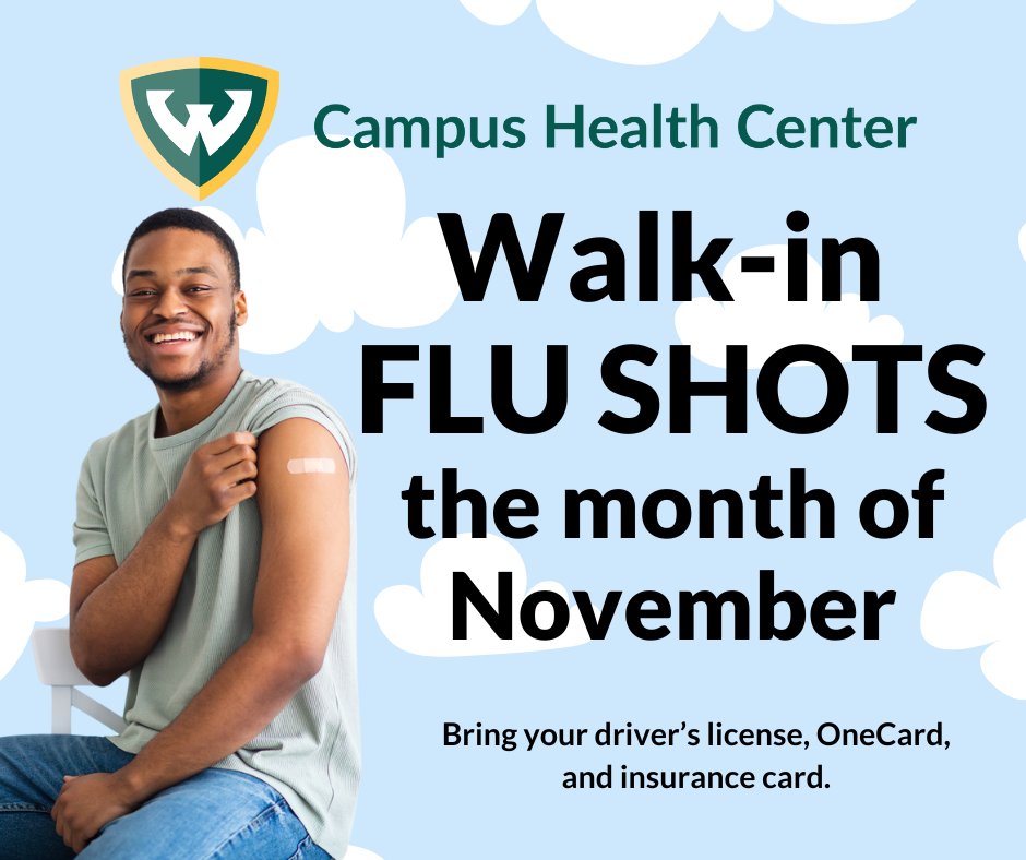 🤩 Make your mom proud... get your flu shot. 💚💛