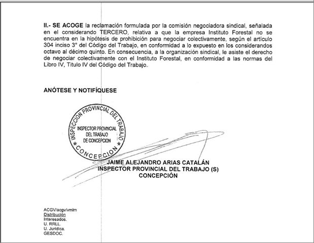 🎉 ¡Buenas noticias! 🎉
Con enorme alegría les informamos que la Inspección del Trabajo de Concepción nos reconoce el DERECHO A NEGOCIAR COLECTIVAMENTE según el Art. 304 inciso 3 del Código del Trabajo.
🚀 ¡Y ya estamos en plena negociación!
💪 #NegociaciónColectiva