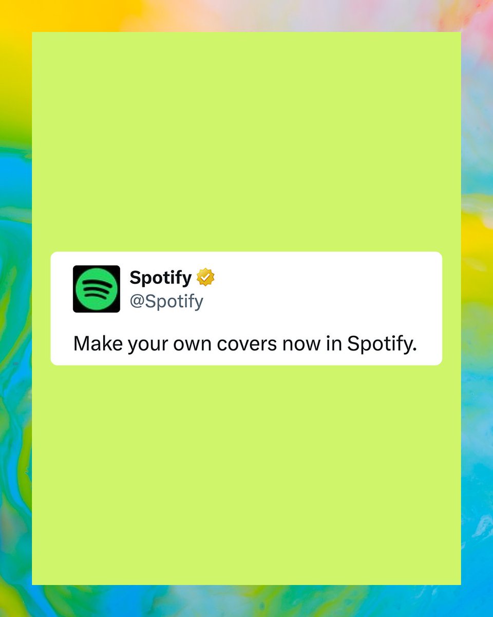 Spotify tweet media