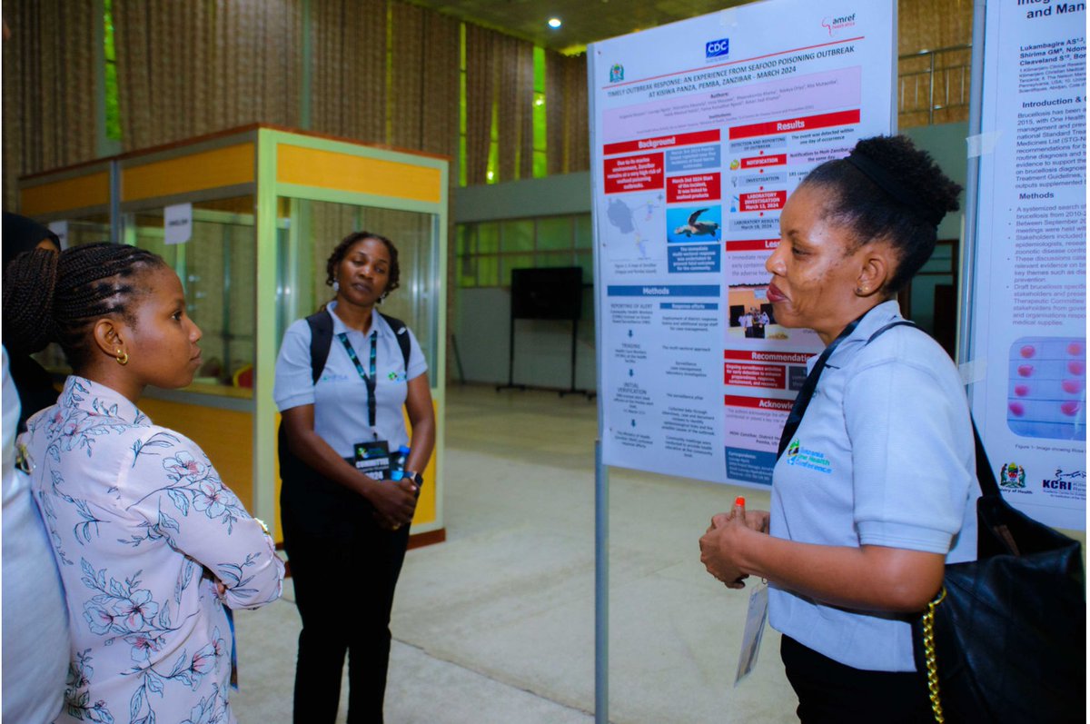 Earlier this month, <a href="/AmrefTanzania/">Amref Tanzania</a> proudly joined the first Tanzania One Health Conference <a href="/TZ_OHConference/">Tanzania One Health Conference</a> in Arusha, organized by the Prime Minister’s Office, under the theme: Advancing the One Health Approach to Achieve Global Health Security and Sustainable Human Development.