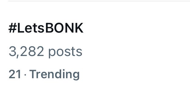 BONK!!! tweet media