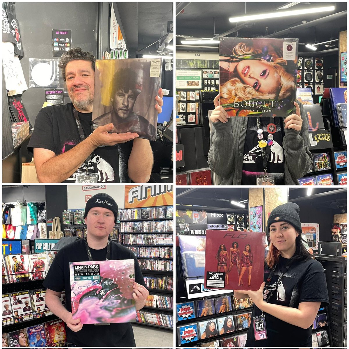 hmv Brighton (@hmvbrighton) on Twitter photo Happy New Music Friday!!! 🌟
This week:
<a href="/linkinpark/">LINKIN PARK</a> - From Zero
<a href="/ShawnMendes/">Shawn Mendes</a> - Shawn
<a href="/flolikethis/">FLO</a> - Access All Areas
<a href="/gwenstefani/">Gwen Stefani</a> - Bouquet
#hmvbrighton #thehmvshop #newmusicfriday #hmv #hmvlovesvinyl #thehmvshop Happy New Music Friday!!! 🌟
This week:
<a href="/linkinpark/">LINKIN PARK</a> - From Zero
<a href="/ShawnMendes/">Shawn Mendes</a> - Shawn
<a href="/flolikethis/">FLO</a> - Access All Areas
<a href="/gwenstefani/">Gwen Stefani</a> - Bouquet
#hmvbrighton #thehmvshop #newmusicfriday #hmv #hmvlovesvinyl #thehmvshop