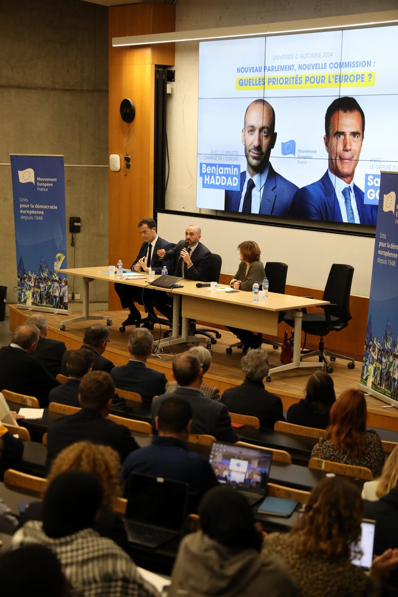 🇪🇺 ✨ Un événement riche en ateliers, débats, formations et rencontres réunissant citoyens, élus et responsables de la société civile pour débattre et décrypter les grandes priorités de la future Commission européenne ainsi que les nouveaux équilibres au Parlement européen.