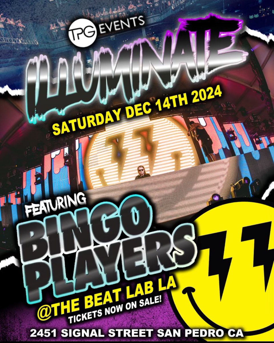 bingoplayers's tweet image. Los Angeles tickets on-sale now @THEBEATLABLA