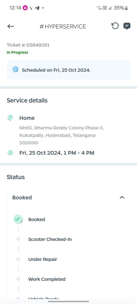 DishantRath's tweet photo. @OlaElectric @bhash When can I expect an executive to visit my premises, being an ola care member. #frustrating #olazero https://t.co/hD0dyucLxM