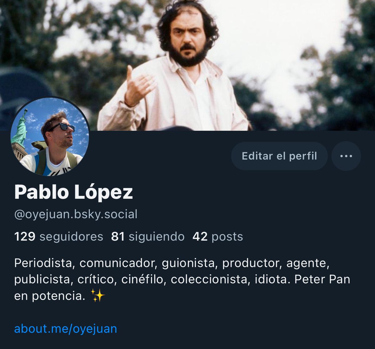 Iré trasvasando progresivamente mi actividad a una zona menos hostil. Por si alguien quiere seguirme. Paz ✌🏼