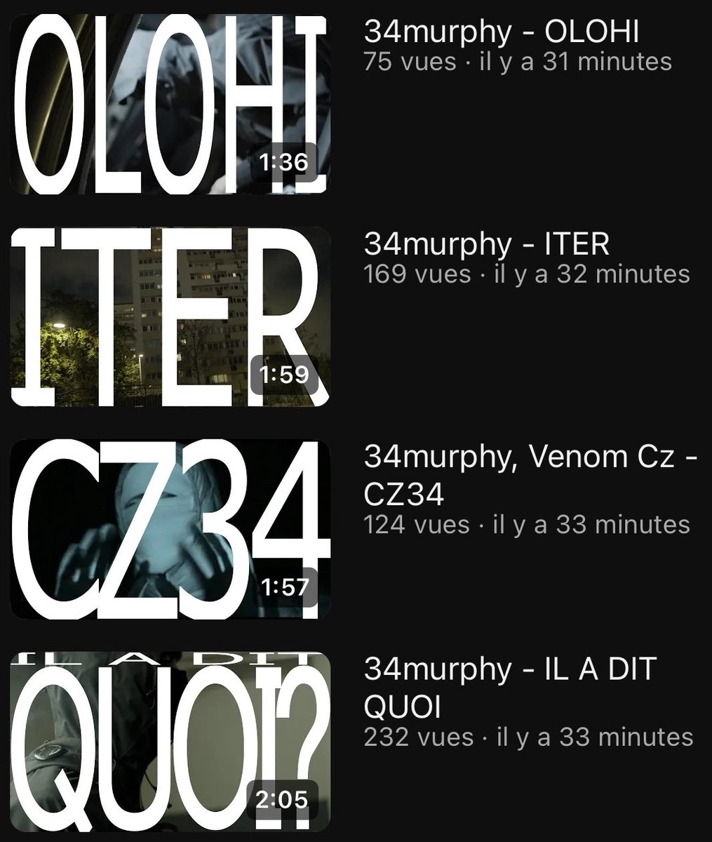 ShadesFrance's tweet photo. 🚨34murphy a dévoilé 8 CLIPS accompagnant chaque morceau de son dernier EP !  

"8 PAGES" 🦉 https://t.co/fCp8gQ12ol