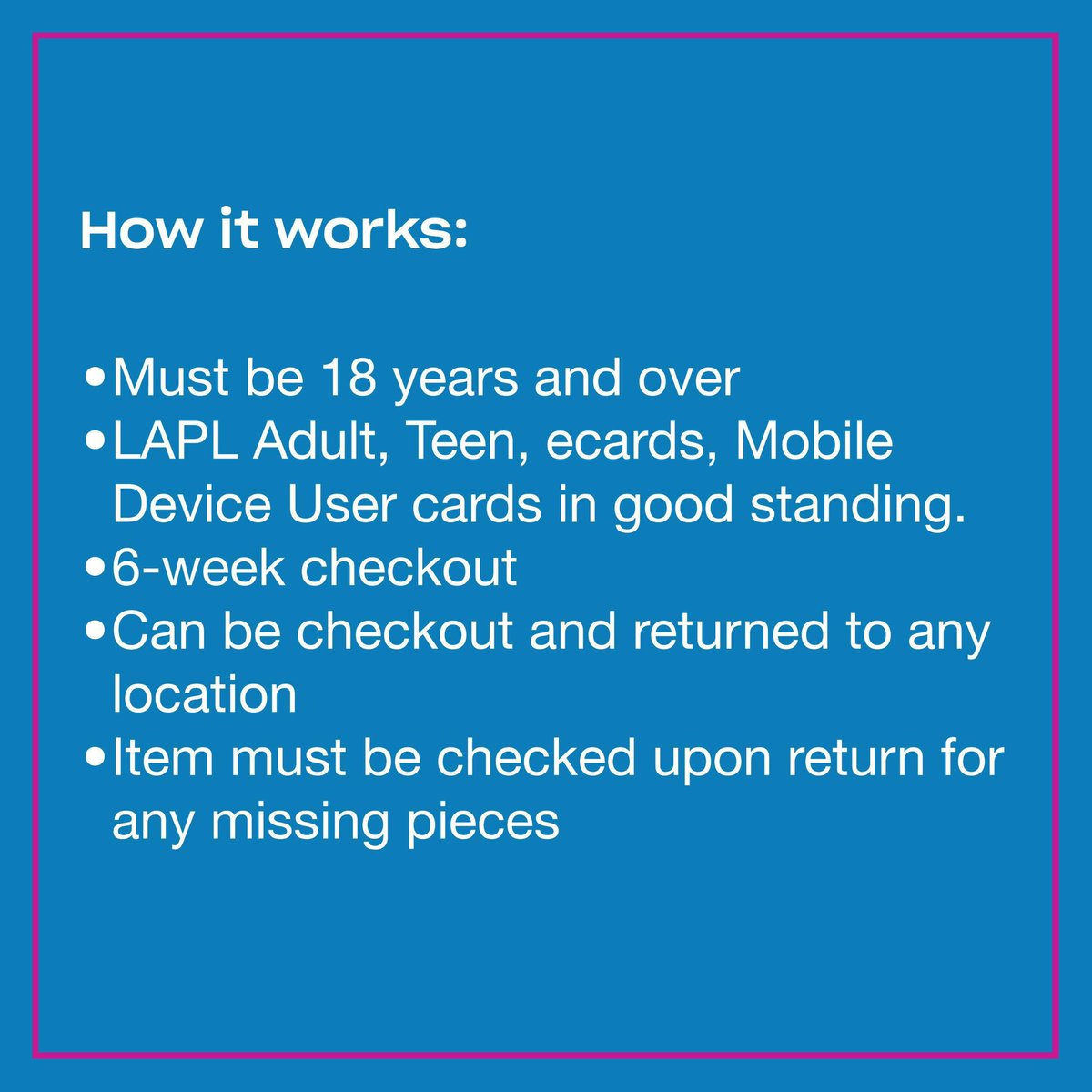 SunValleyBranch's tweet photo. The Sun Valley library is now loaning out iFixit kits. Use this small tool kit to repair a number of broken things by yourself! You can borrow them for 6 weeks as long your card is in good standing. https://t.co/RQL4Bk3sI8