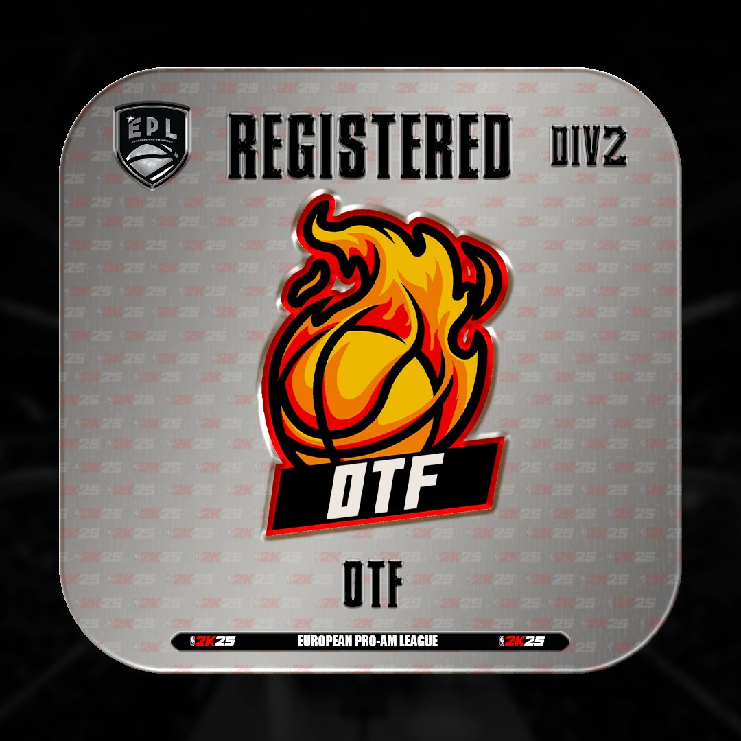 🏀[DIVISION 2]
Welcome <a href="/Team0TF/">OTF</a> to the EPL - Starz League!⭐

🇩🇪𝗥𝗼𝘀𝘁𝗲𝗿:
<a href="/lMoveLook/">jules</a>
<a href="/HunchGz/">💫</a>
<a href="/Erik6ix/">Sheff E</a>
@Maciek_313
<a href="/Croqz/">Vin</a>
<a href="/YNReqz/">finn</a>
#Seminxx

#RiseAndBall #EPL🏀