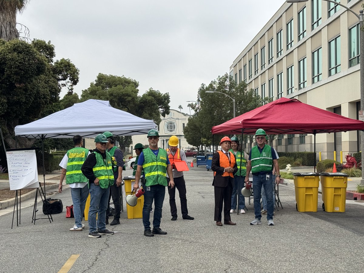 LACDevAuthority's tweet image. The #LACDA did an outstanding job during International #ShakeOut Day last month. We practiced earthquake safety techniques, along with millions across California. We are proud of everyone for being prepared and staying earthquake-ready! Learn more at shakeout.org. #FBF