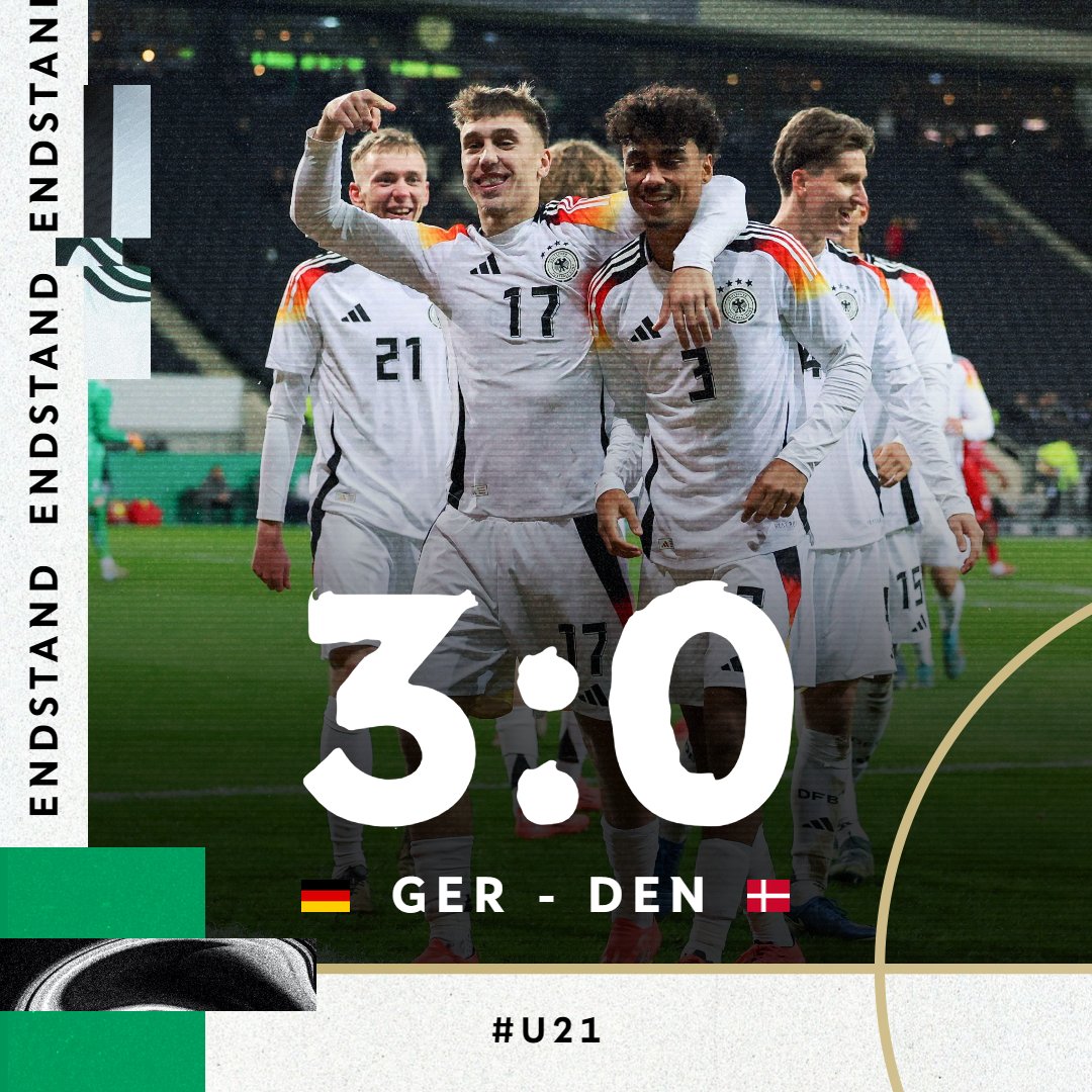 DFBNachwuchs's tweet image. GOOD GAME, #CREW21! 😎

#U21 #GERDEN | 📸 IMAGO