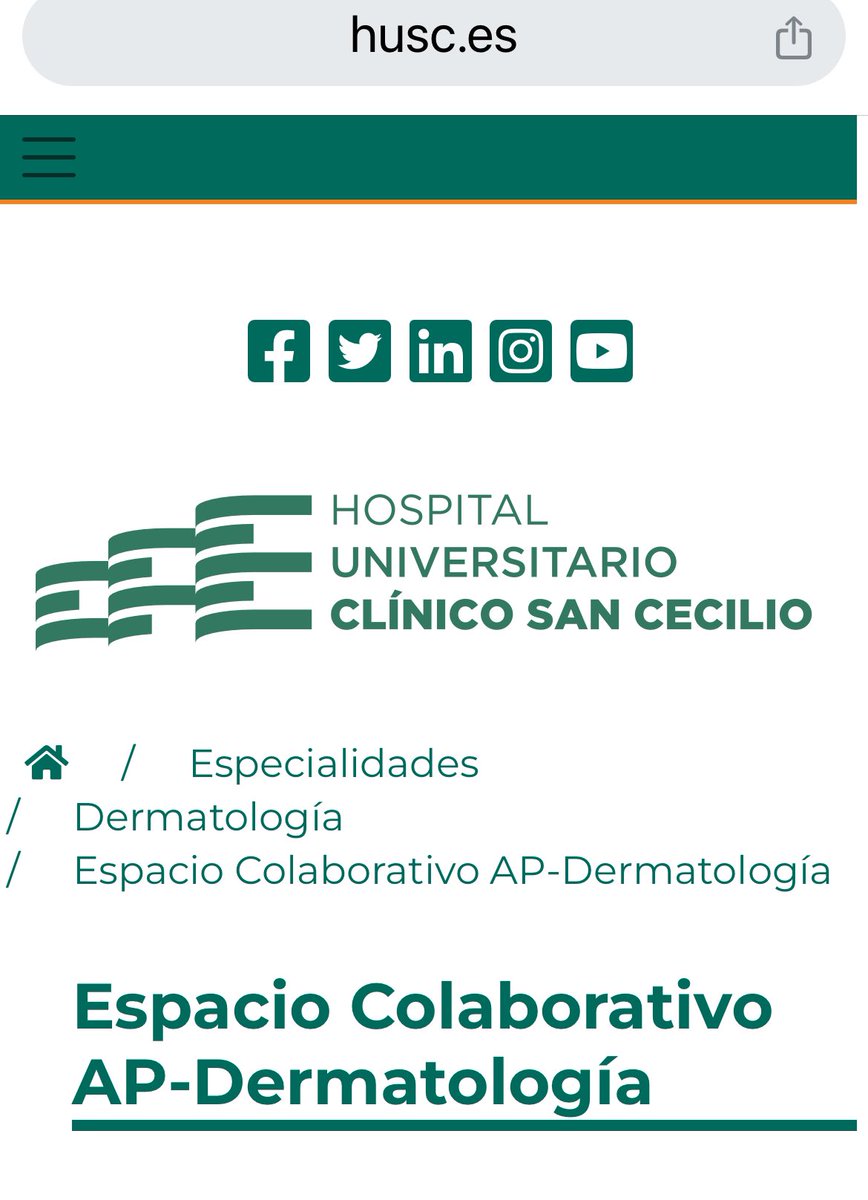 AnaCabrerizo2's tweet photo. De nuevo con nosotros una magnífica herramienta en las consultas de #AP con material recién incorporado en #EspacioColaborativoAPDermatología del @HUSCDerma 
👉 https://t.co/QUdFqTdggV https://t.co/rg1LXZmxAd