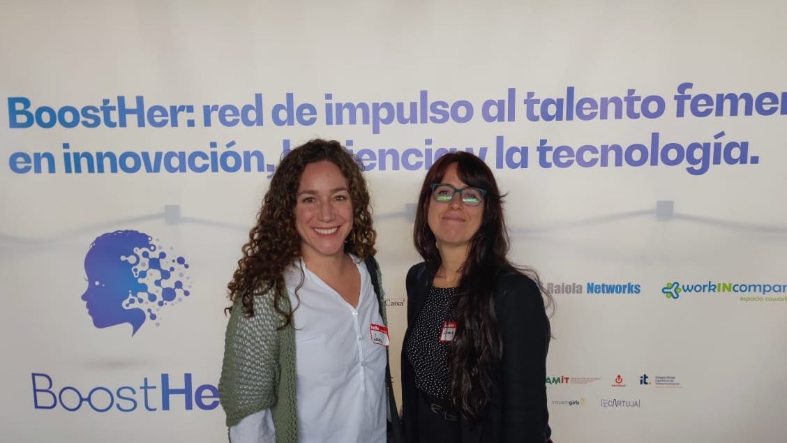 CABD_UPO_CSIC's tweet photo. 👏 @proteolaura & @gloriabreacalvo del #CABD han asistido hoy a #BoostHer!
La 1ª red regional para impulsar proyectos de mujeres en innovación, ciencia y tecnología en @CaixaForum #Sevilla! https://t.co/YLcnVKTWjS