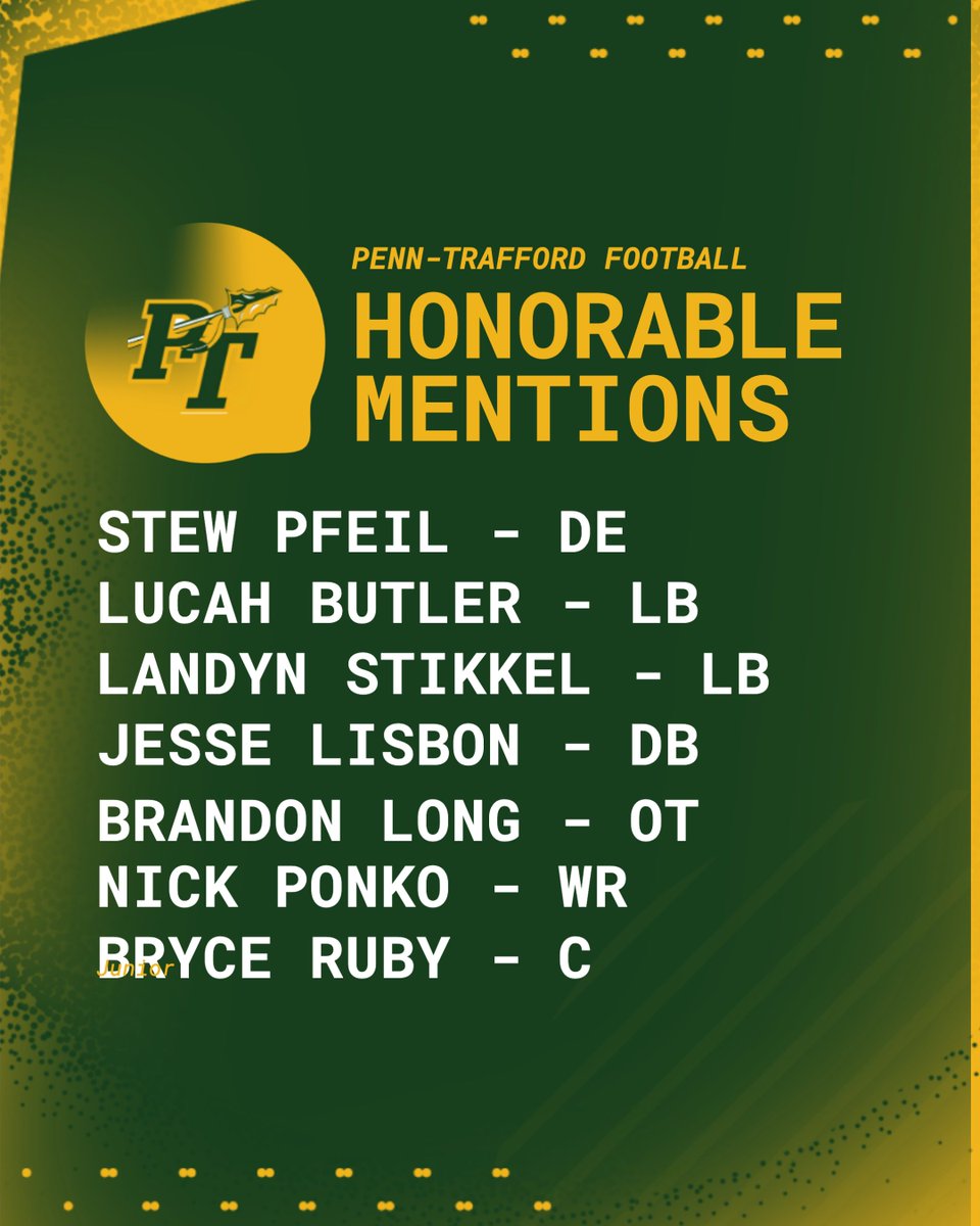 Penn-Trafford Athletics (@ptwarriors) on Twitter photo <a href="/ptwarriorfb/">PennTraffordFootball</a> would like to congratulate these great student-athletes on their success this season! <a href="/ptwarriorfb/">PennTraffordFootball</a> would like to congratulate these great student-athletes on their success this season!