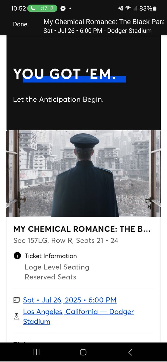 stoneywitch666's tweet photo. Seeing the band that saved my life for a second time ❤️ https://t.co/ZuV9GppNc4
