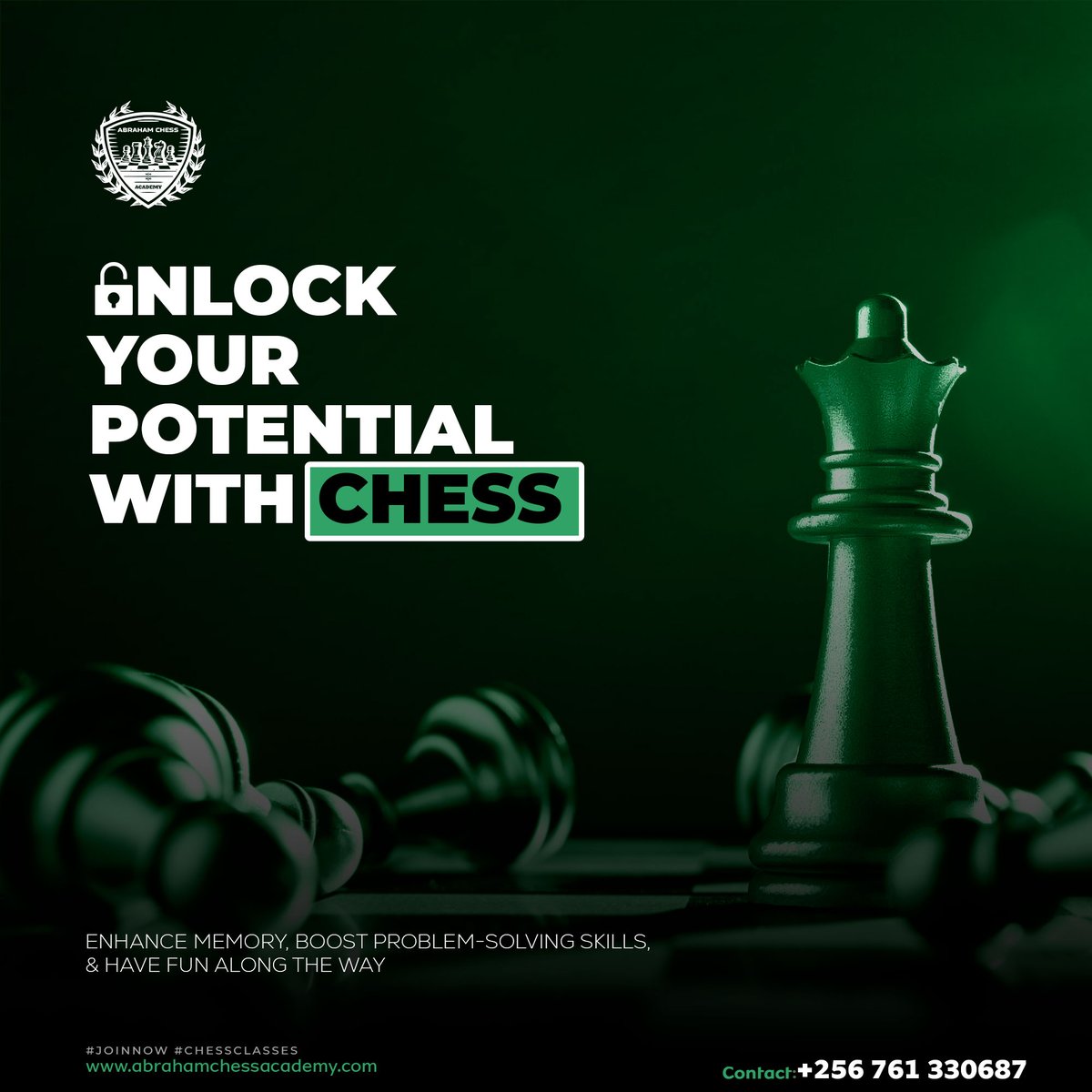 AbrahamChessA's tweet image. Unlock your potential with chess! Sign up today by reaching 0761330687 to boost your skills. 🧠✨ #ChessBenefits #LearnChess #mujemedia @MujeMedia