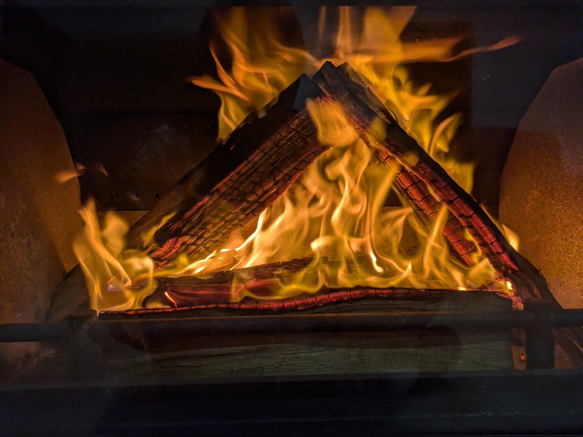 It's about time to start lighting the fireplace