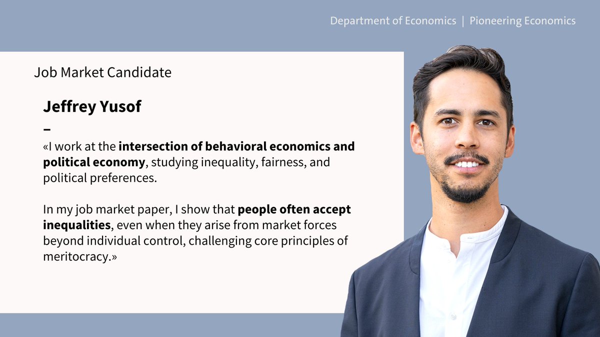econ_uzh's tweet photo. Meet our #Econjobmarket candidates!
Learn more about Jeffrey Yusof on his personal website 👉 https://t.co/bHUtC9ZIUJ https://t.co/Cs1T7ihBLV
