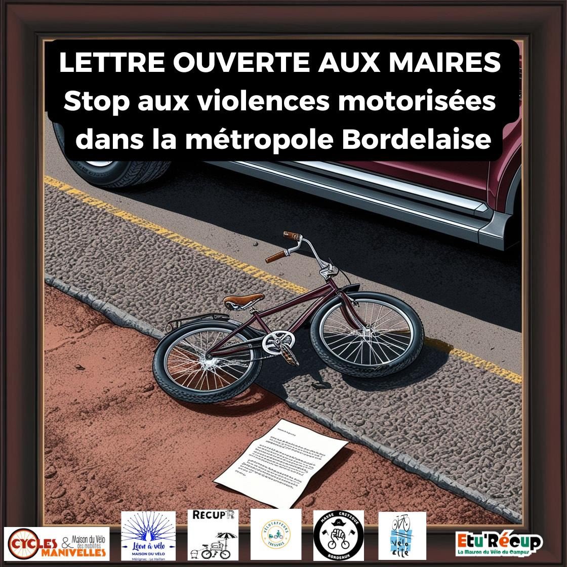 Il y a un mois jour pour jour Paul succombait dans un meurtre causé par la violence motorisée.

Retrouvez la lettre ouverte entière adressée aux maires de la métropole sur ce lien: urls.fr/nS6Pwe

#JeSuisPaul