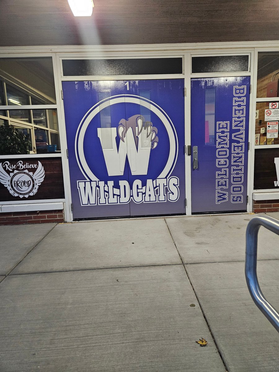 Thank you <a href="/signarama/">Signarama</a> for the beautiful door wrap! #WestZD6 now makes an awesome first impression when visitors step into our school. <a href="/JedwardsJoseph/">Joseph Edwards</a> #WestIsBest