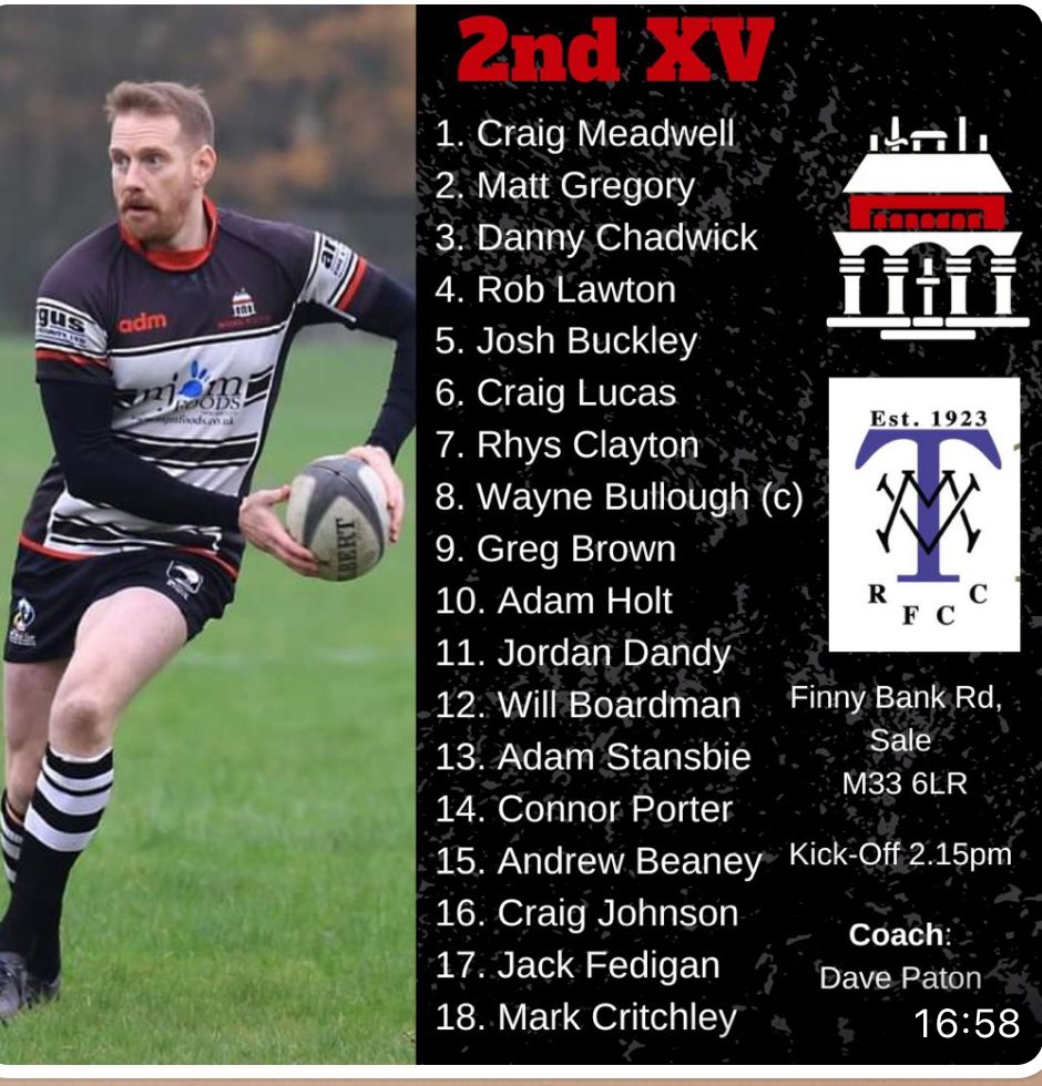 💥💥💥Team Announcement 💥💥💥

Wigan RUFC 1st host @tyldesleyrufc

Wigan RUFC 2nds travel to @tmvrfcc

Both games are kicking off at 2.15pm

#wiganrufc #wiganjuniors #upthepigs #rugbyunion #lads #rugby #supportyourlocalclub #upthepigs #pigs #pigspigspigspigspigspigspigs